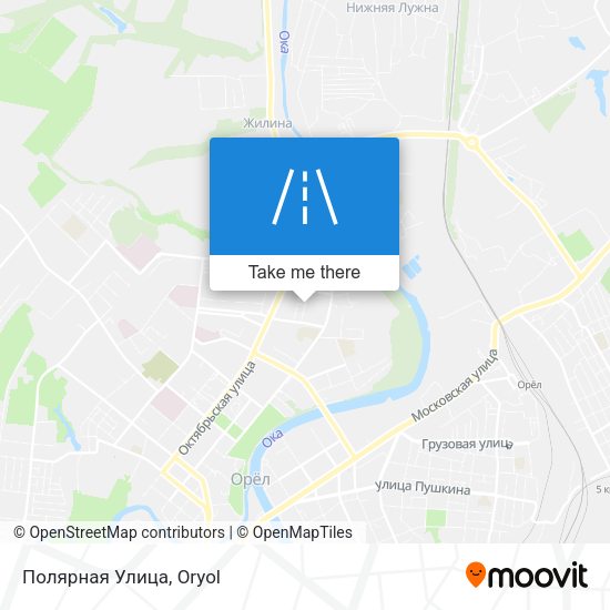 Полярная Улица map