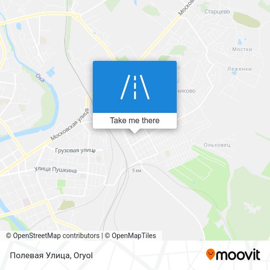 Полевая Улица map