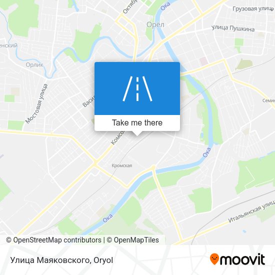 Улица Маяковского map