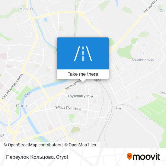 Переулок Кольцова map