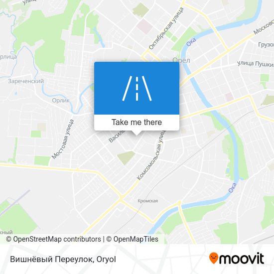 Вишнёвый Переулок map