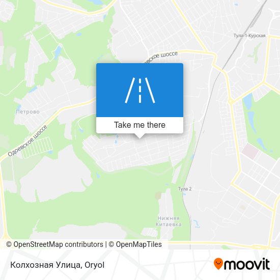 Колхозная Улица map