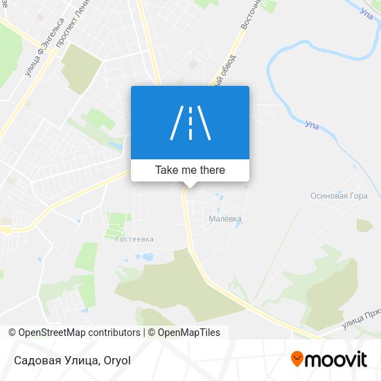 Садовая Улица map