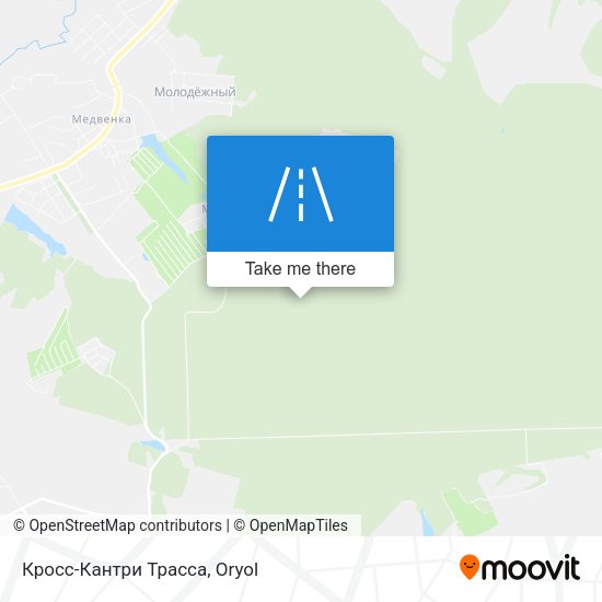 Кросс-Кантри Трасса map