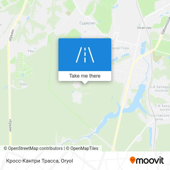 Кросс-Кантри Трасса map