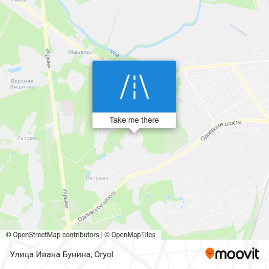 Улица Ивана Бунина map