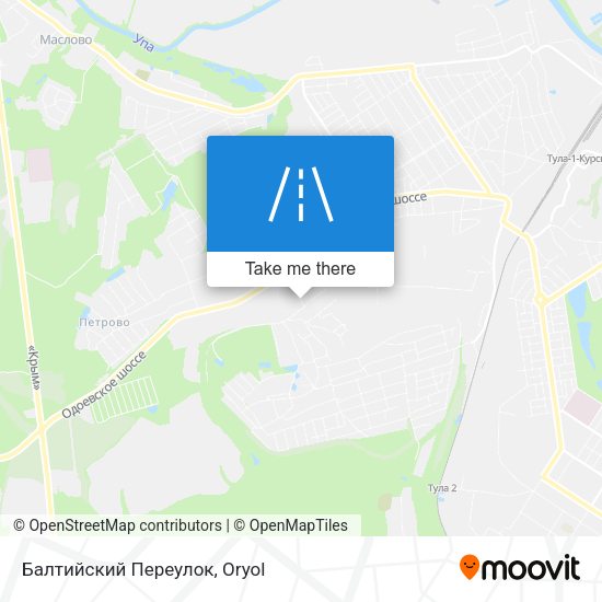 Балтийский Переулок map