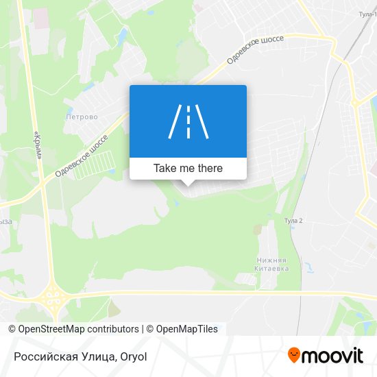 Российская Улица map