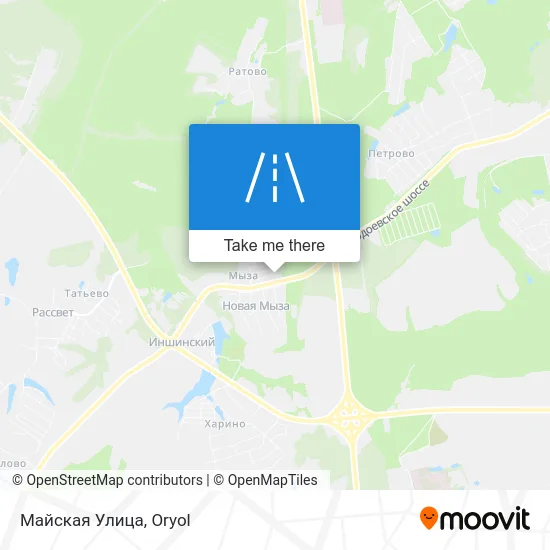 Майская Улица map