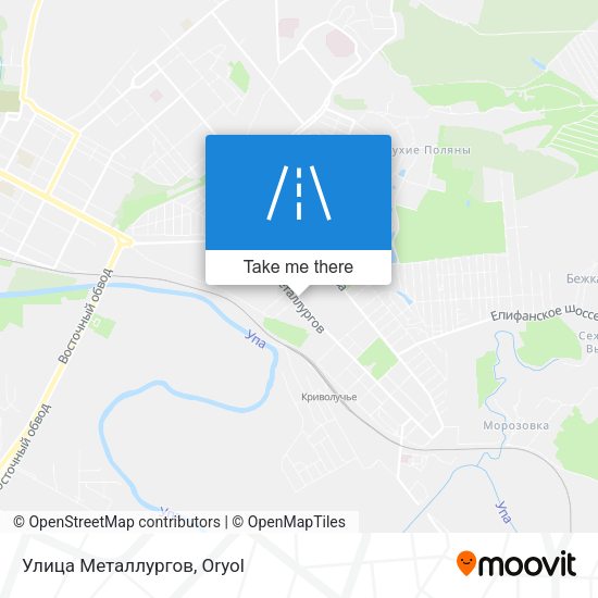 Улица Металлургов map