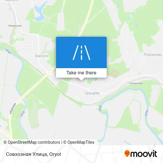 Совхозная Улица map