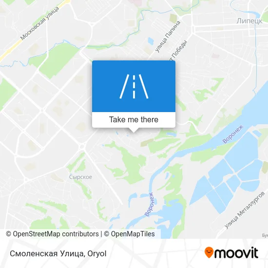 Смоленская Улица map