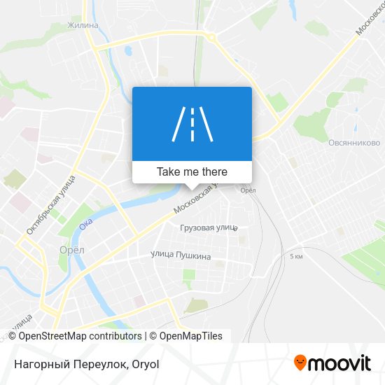 Нагорный Переулок map