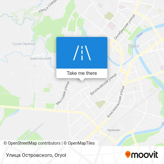 Улица Островского map