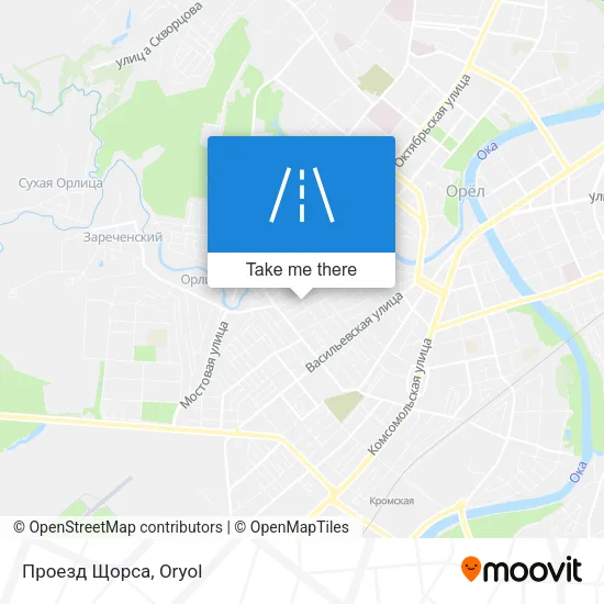 Проезд Щорса map