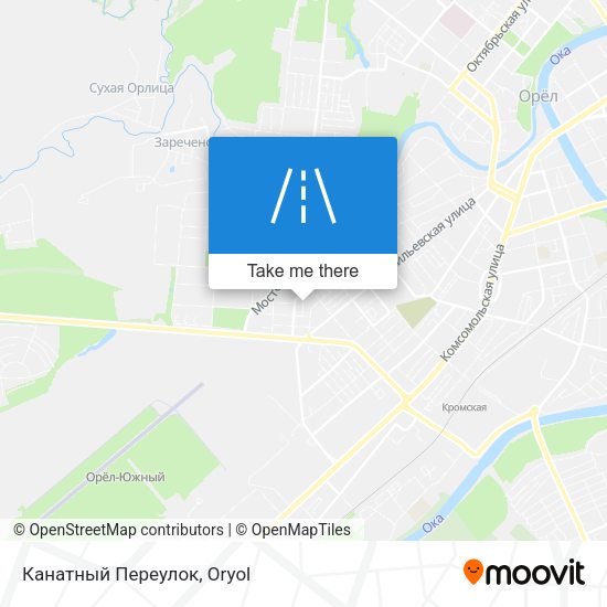 Канатный Переулок map