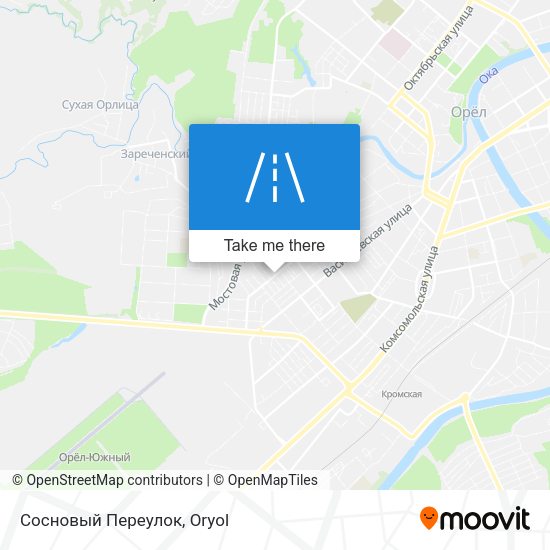 Сосновый Переулок map