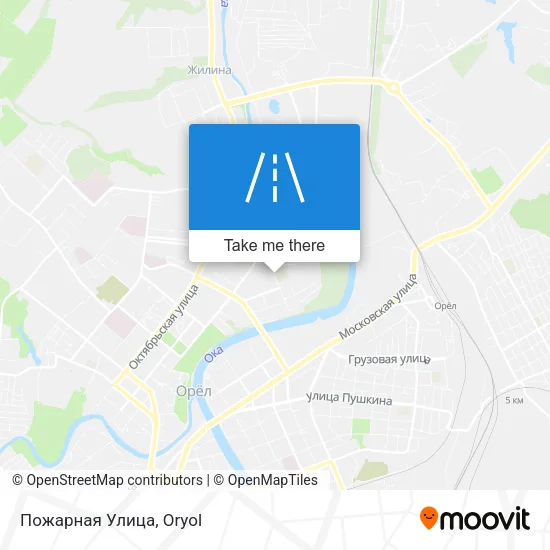 Пожарная Улица map