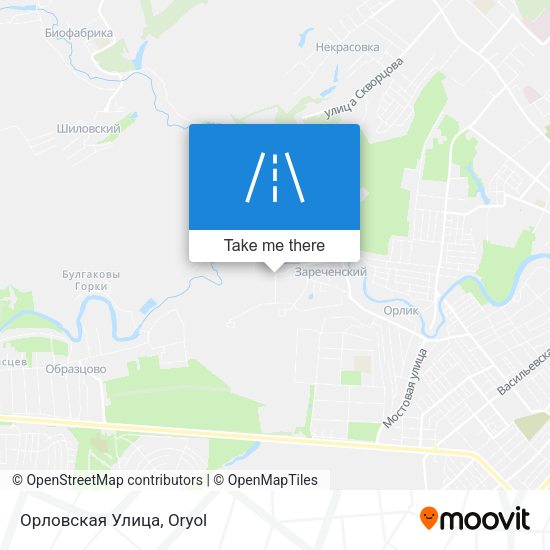 Орловская Улица map