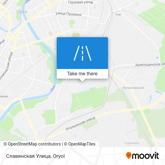 Славянская Улица map
