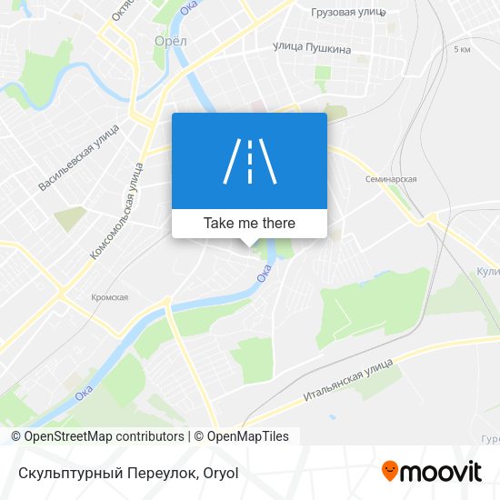 Скульптурный Переулок map