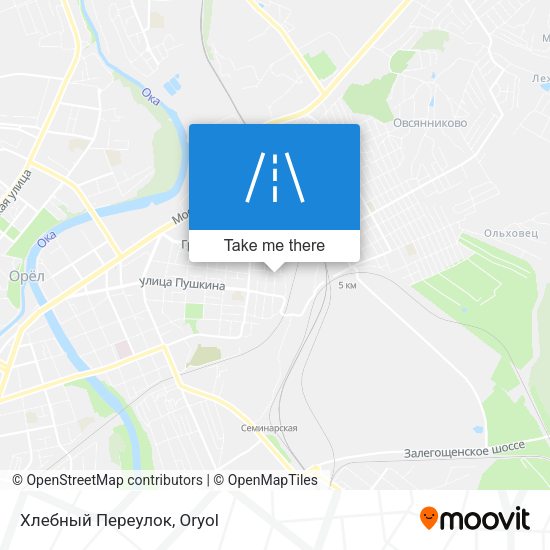 Хлебный Переулок map