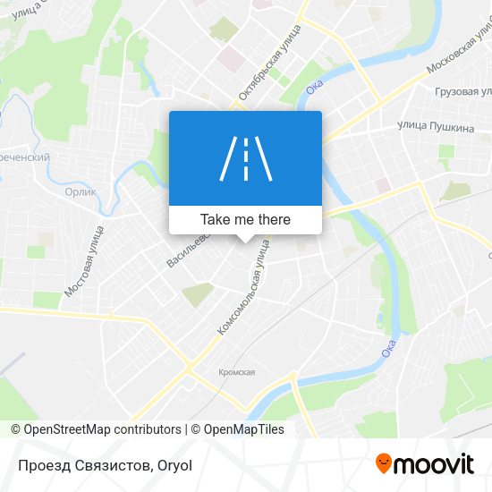 Проезд Связистов map