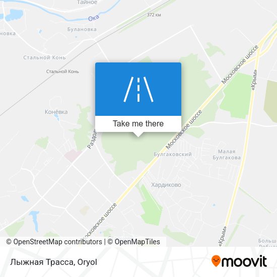 Лыжная Трасса map