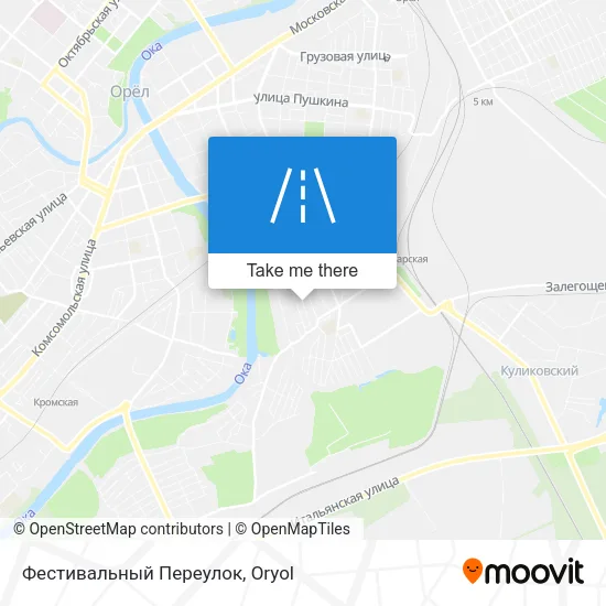 Фестивальный Переулок map
