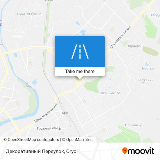 Декоративный Переулок map