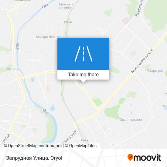 Запрудная Улица map