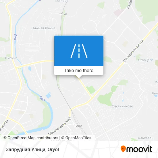 Запрудная Улица map