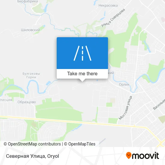Северная Улица map