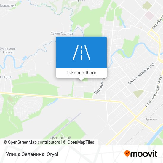 Улица Зеленина map