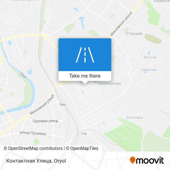 Контактная Улица map