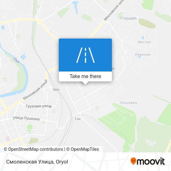 Смоленская Улица map