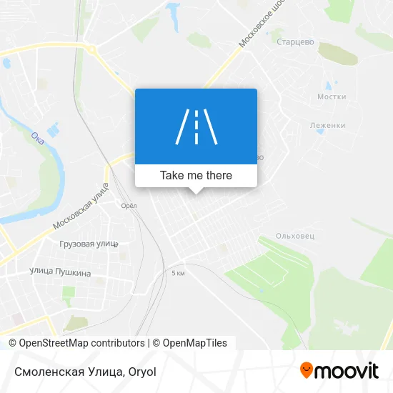 Смоленская Улица map
