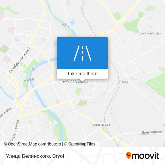 Улица Белинского map
