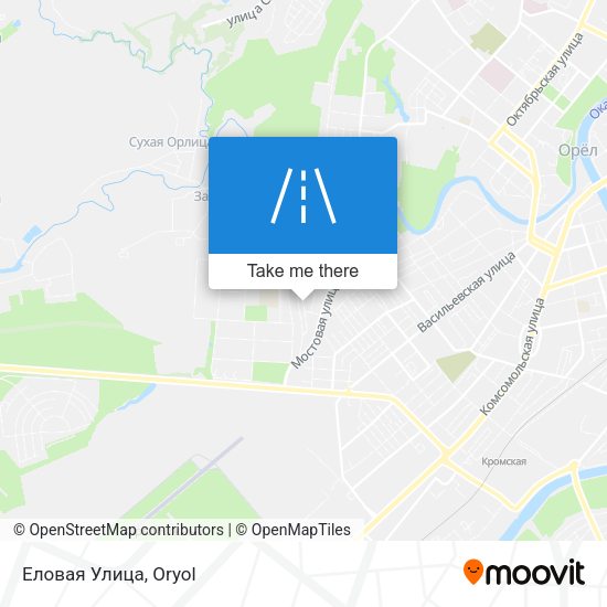 Еловая Улица map