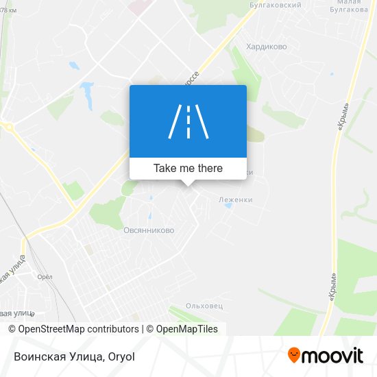 Воинская Улица map