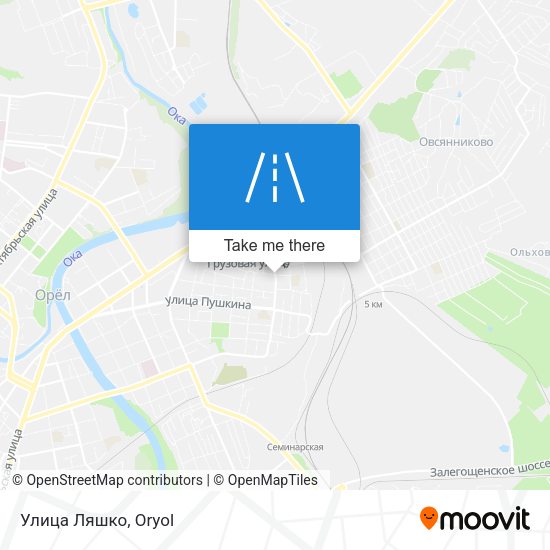 Улица Ляшко map
