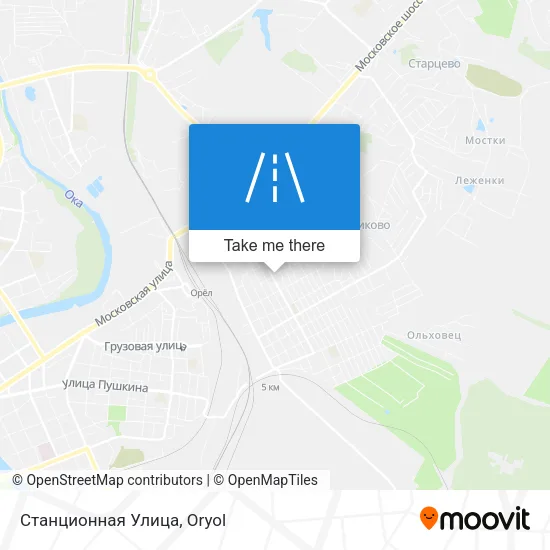 Станционная Улица map