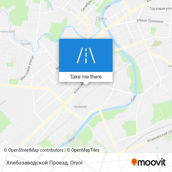 Хлебозаводской Проезд map