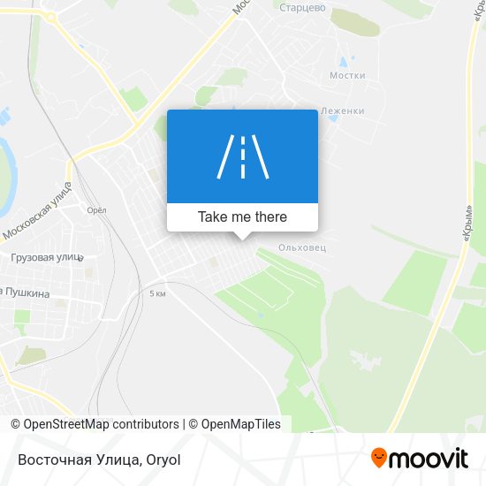 Восточная Улица map