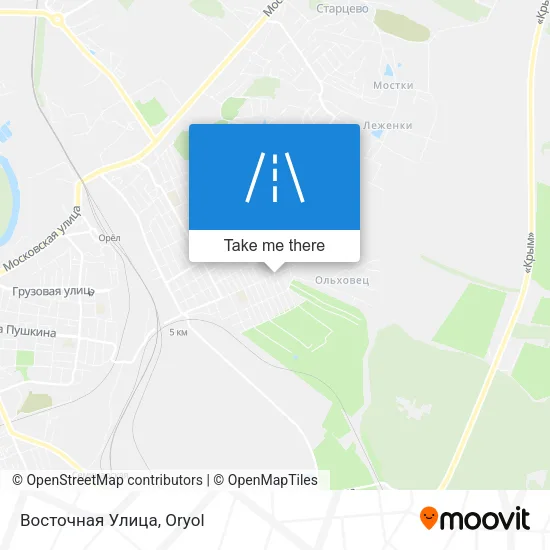 Восточная Улица map