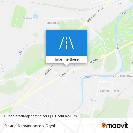 Улица Космонавтов map