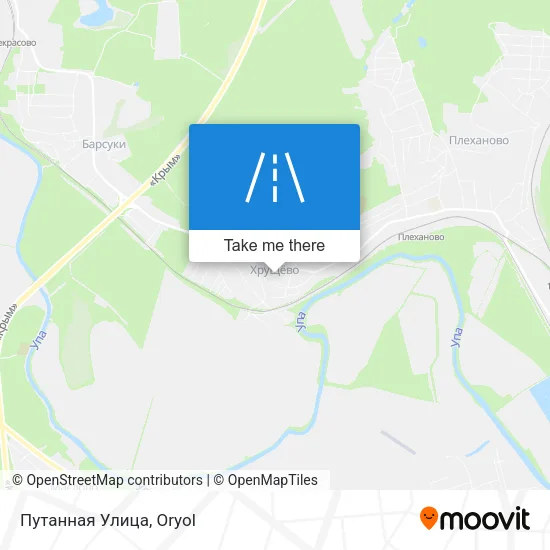 Путанная Улица map