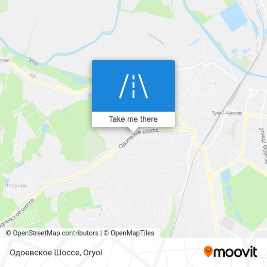 Одоевское Шоссе map