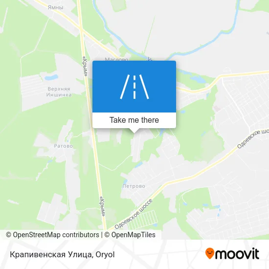 Крапивенская Улица map