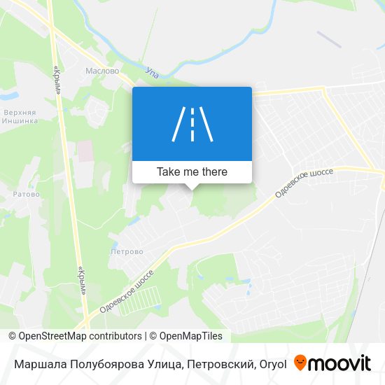 Маршала Полубоярова Улица, Петровский map